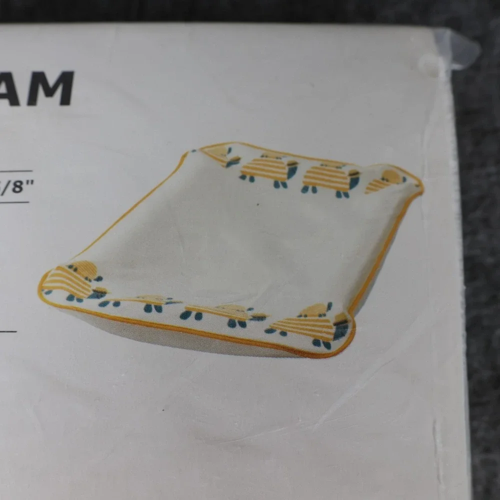 IKEA SKOTSAM Baby Changing Pad Cover White Turtle 83x55 Cm New Washable